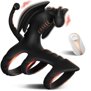 Dragon Lock Fine Ring Men's Vibration Physics Durable Delay Wireless Remote Control Sex Toy Adult Supplies